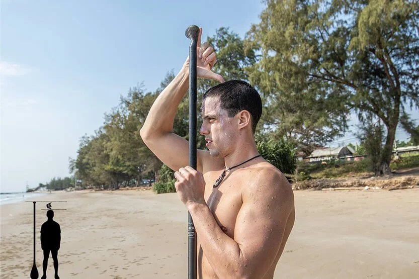 die laenge des sup paddels bestimmen