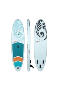 Vorderansicht von Moai 10'6 SUP-Board auf weißem Hintergrund