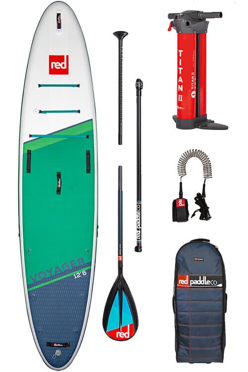 red paddle voyager 126 sup board paket