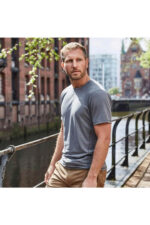 red paddle herren performance t shirt grau